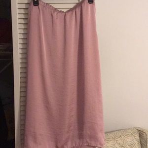 Pretty Pale Pink Shimmery Skirt - NWT Size Large